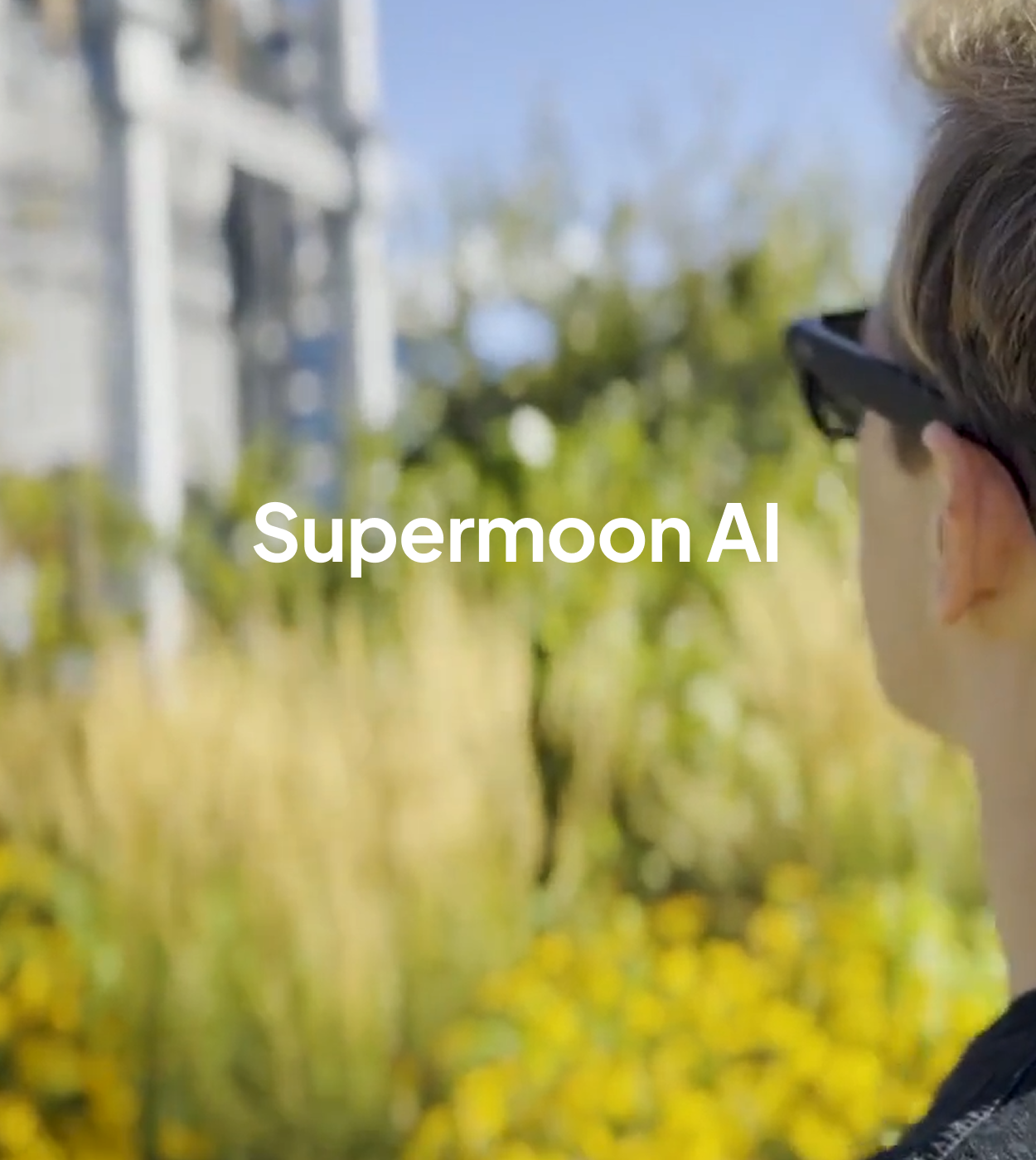 Supermoon AI logo with background